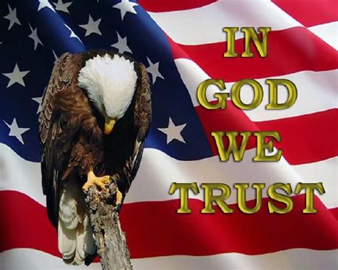 In God We Trust In God We Trust God American Flag Eagle