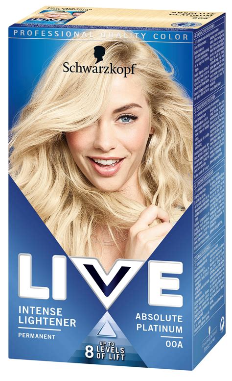 Schwarzkopf Live Intense Lightener 00a Absolute Platinum