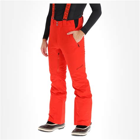 Spyder Bormio Gtx Ski Pants Men Volcano Red •