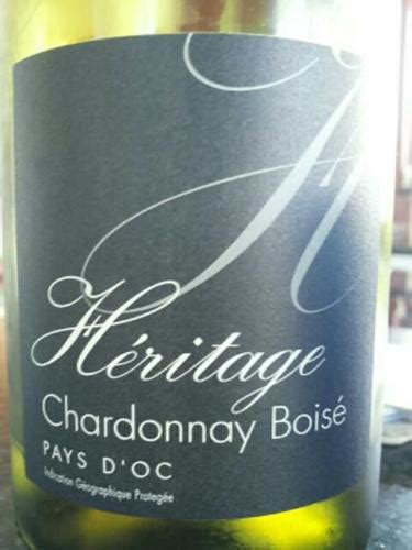 Les Collines du Bourdic Héritage Chardonnay Boisé Vivino Brasil