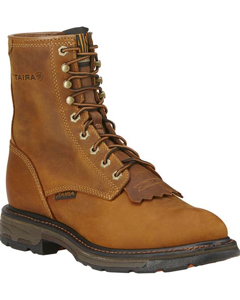 Ariat Men S Workhog Lace Up Work Boots Boot Barn