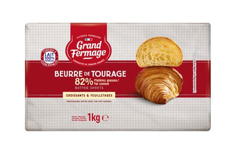 Unsalted Butter Sheet Fat Kg French Butter Grand Fermage