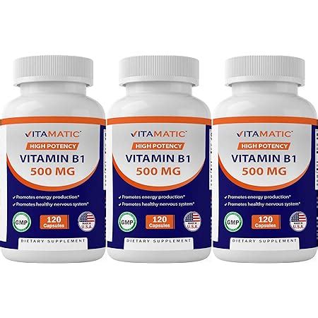 Amazon Nutricost Vitamin B Thiamine Mg Capsules