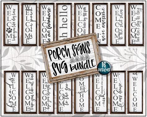 Porch Sign Svg Welcome Svg Welcome Sign Svg Fall Porch Sign Svg