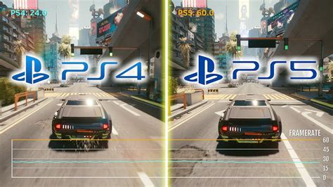 Cyberpunk 2077 Ps4 Vs Ps5 Fps And Graphics Comparison Youtube