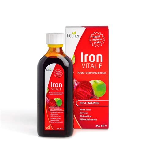 IRON VITAL F HUBNER 250 ML Yliopiston Apteekki