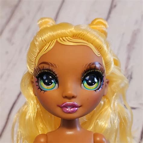 Rainbow High Junior Sunny Madison Nude Articulated Fashion Doll Yellow Hair Picclick Uk