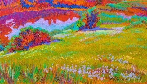 Rural landscape. Painting by Olena Polovna - Jose Art Gallery