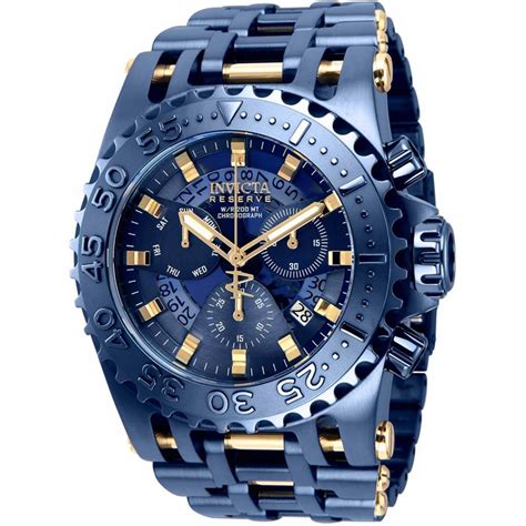 Invicta Reserve 50mm Chaos Blue Label Swiss Quartz Limited Production