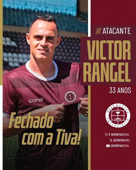 Desportiva Ferrovi Ria Anuncia O Retorno Do Atacante Victor Rangel