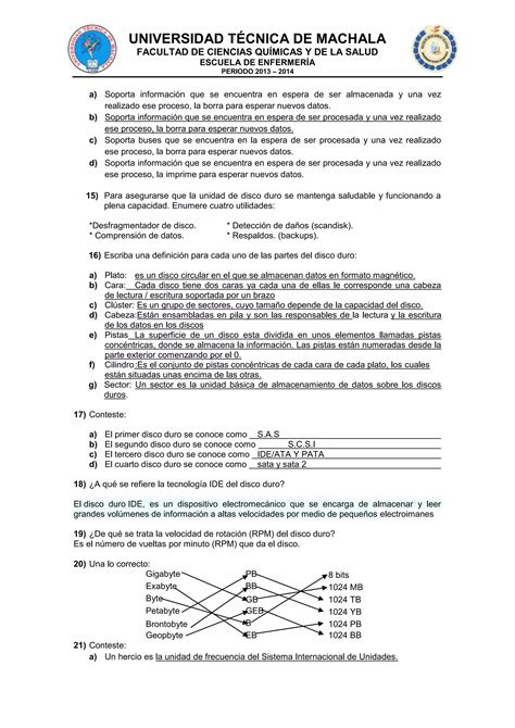 Cuestionario De Informatica Pdf