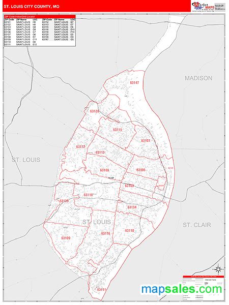 Zip Code Map St Louis Maps For You