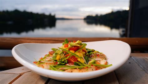 Sunset Bistro At Ampersand Bay Resort Saranac Lake Adirondacks New York