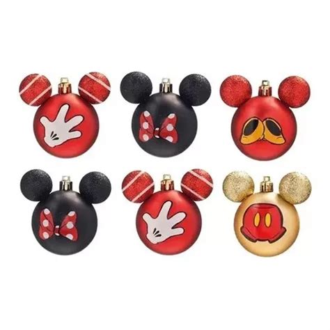 Bola Natal Enfeite Pluto Pateta Marg Cm Disney Mickey Unid Mercadolivre