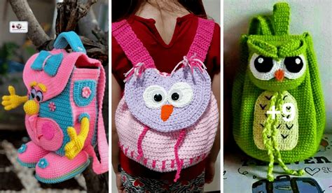 Aprende Y Teje Estas Mochilas Y Cartucheras Escolar Nuevos Dise Os