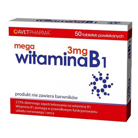 Купить витамины B1 3mg, 50 таблеток на Robinia Pharm. Сделано в Европе