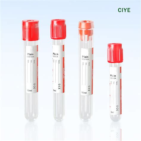 Gel And Clot Activator Sst Biochemistry Red Cap Blood Tube Vacutain