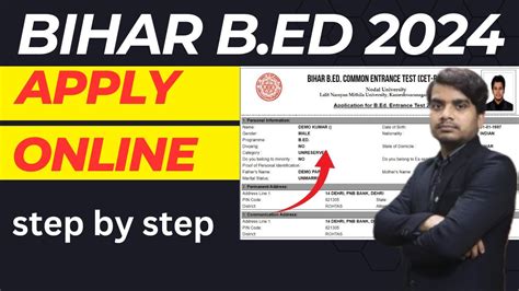 Bihar B Ed Online Apply 2024 Bihar B ED Entrance Exam 2024 Online