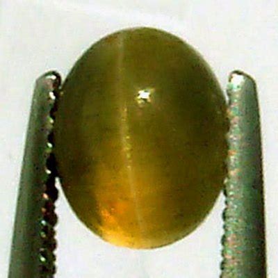 Edelsteine 2 13ct CHRYSOBERYLL KATZENAUGE