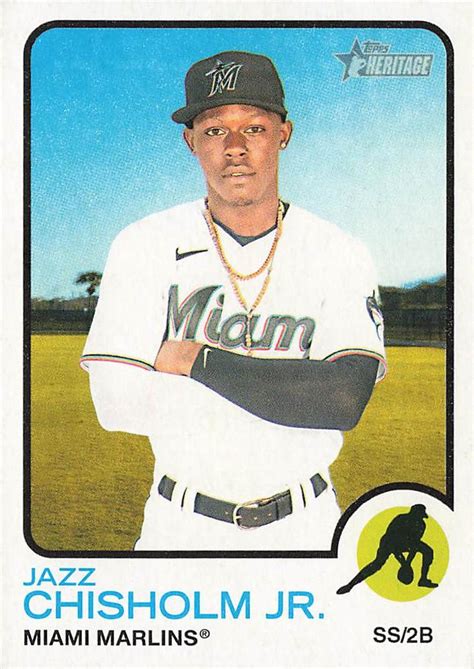 Topps Heritage Jazz Chisholm Jr Trading Card Database