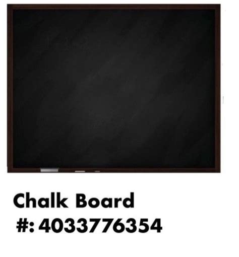 ~chalk Board~ Decal 4033776354 School Decal Coding School Bloxburg Decals Codes