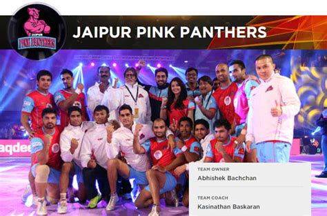 Jaipur Pink Panthers Team Players Name, Match Schedule Pro Kabaddi 2016 ...