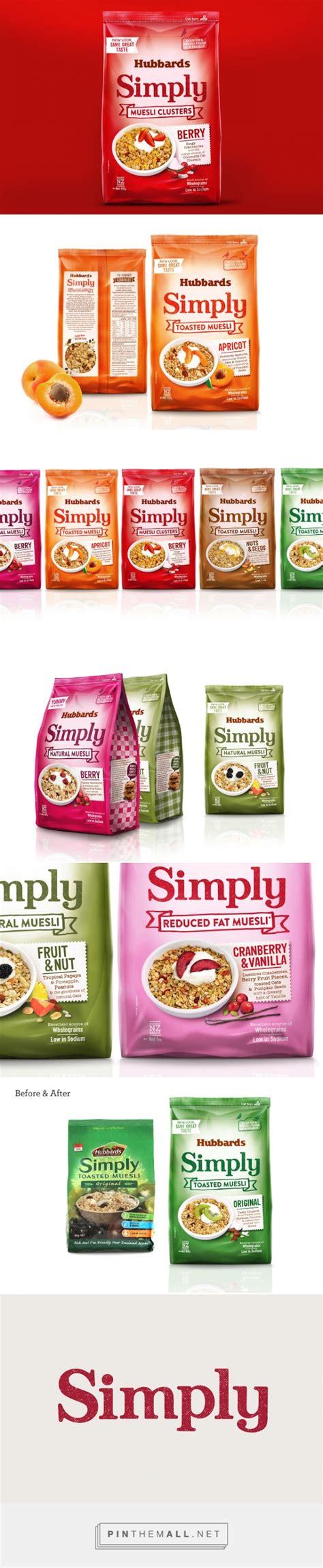 Hubbards Simply Muesli Muesli Cereal Packaging Simple Packaging