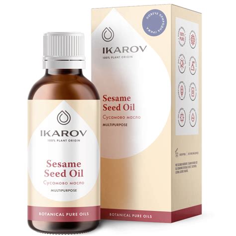 ИКАРОВ Масло от сусам 100мл | IKAROV Sesame seed oil 100ml | AptekaBG.com