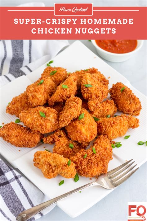 Best Ever Homemade Chicken Nuggets Flavor Quotient