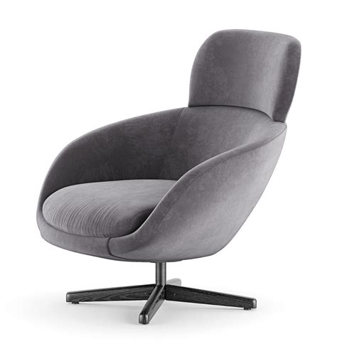 3d 1 Minotti Russell Armchair Model Turbosquid 1602745