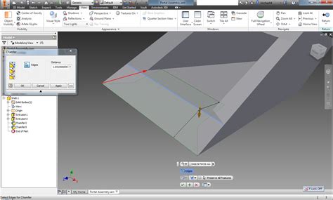 Solved: Chamfer on shell edge - Autodesk Community