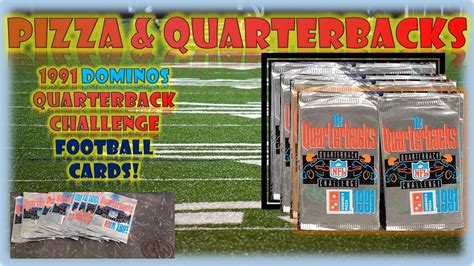 Pizza Vs Quarterbacks Dominos 1991 Upper Deck Quarterback Challenge