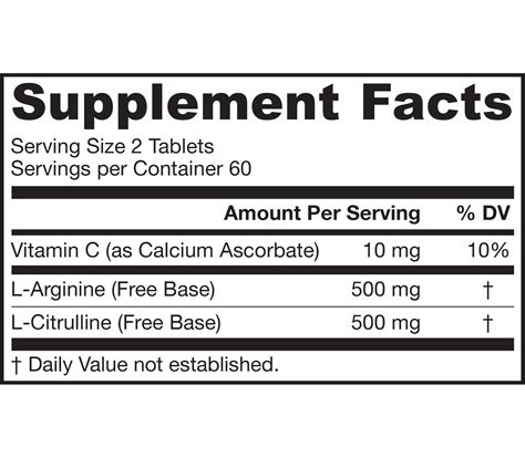 Arginine Citrulline Sustain 120 Tabletten Verbetert Doorbloeding