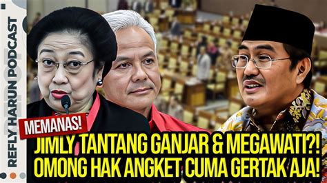 Memanas Jimly Tantang Ganjar Megawati Omong Hak Angket Cuma