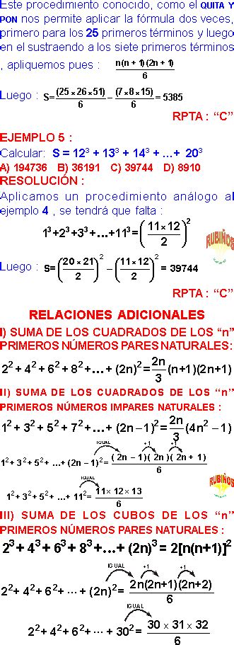 Sumatorias Y Sus Propiedades Ejercicios Resueltos Pdf