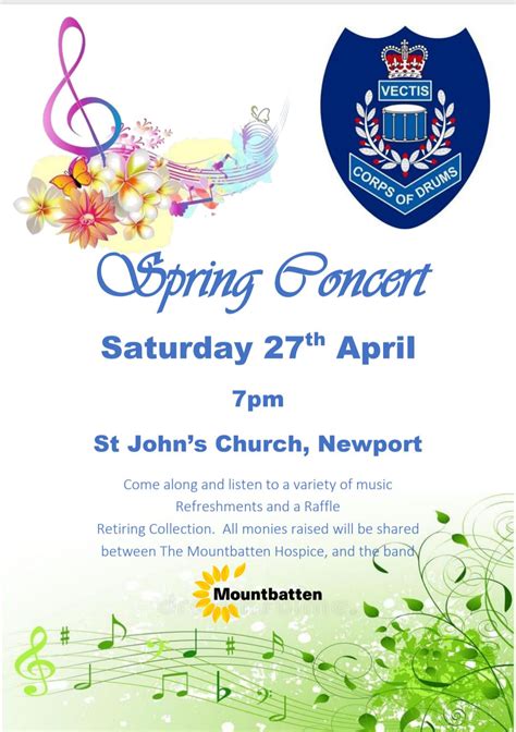 Vectis Corps Of Drums Spring Concert St Johns Church Newport Isle