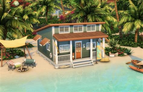 THE SIMS 4 BEACH HOUSE CASINHA NA PRAIA In 2023 Sims House Sims