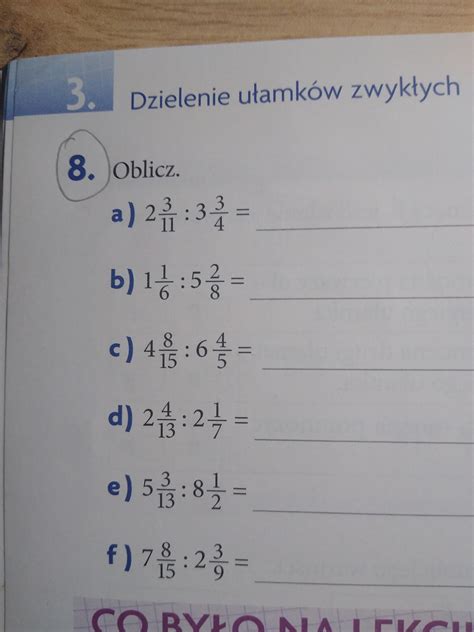 Hejka Prosz O Pomoc W Tym Zadaniu Z Matematyki Str Zadanie Klasa