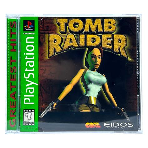 Tomb Raider Sony Playstation 1 Ps1 Complete Tested Game W Manual