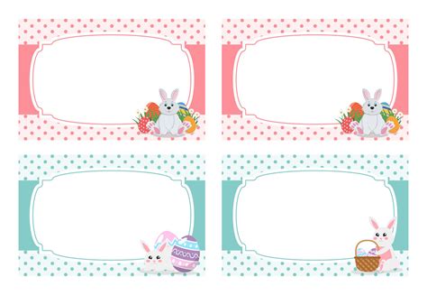 4 Best Free Printable Easter Bunny Name Tags PDF For Free At Printablee