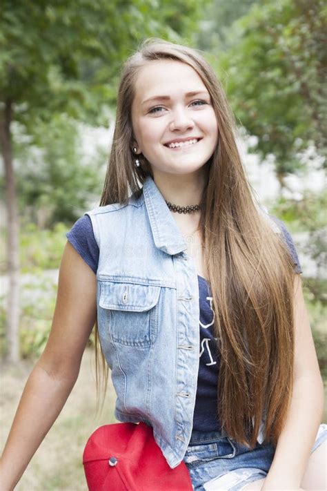 Teen girl stock image. Image of hair, human, female, face - 60508733