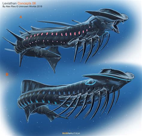 ArtStation - Shadow Leviathan Concepts 2, Alex Ries | Subnautica concept art, Subnautica ...