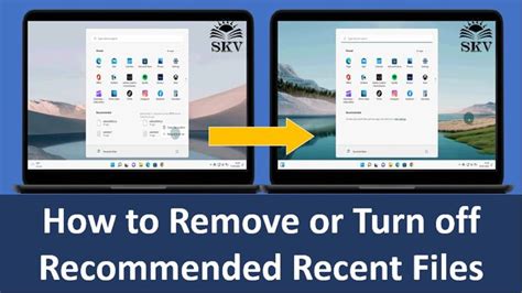 How To Remove Or Turn Off Recommended Recent Files From Windows