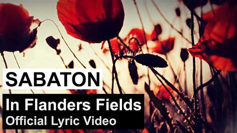 Sabaton partage une lyric vidéo pour In Flanders Fields