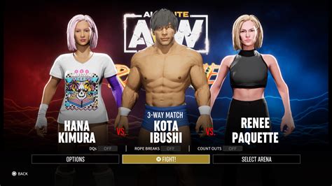 AEW Fight Forever CAW Formulas Guide To Renee Paquette