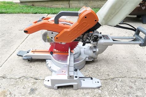 Ridgid Miter Saw 10 In Sliding Compound Miter Saw