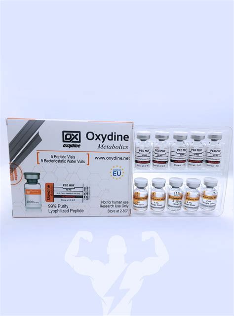 Oxydine Metabolics PEG MGF 10 Mg 5 Viales Agua Antibacteriana Todo