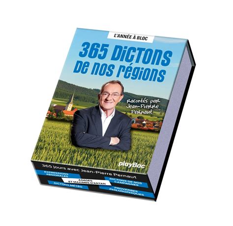 Amazon Fr Calendrier Dictons De Nos R Gions Avec Jean Pierre