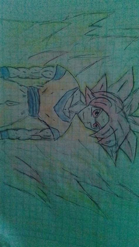 Estaba Tan Aburrido Que Dibuje Un Goku Ssj Red O Super Sayayin Dios