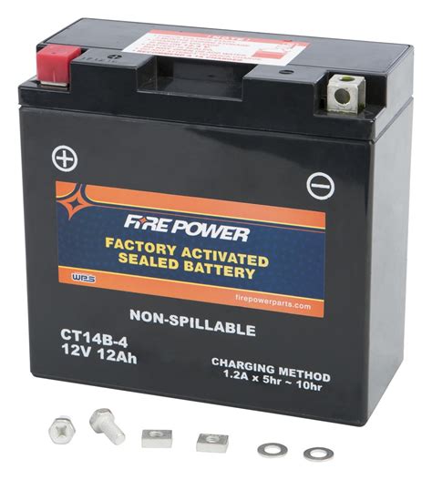 Fire Power Factory Activated Battery CT14B 4 RevZilla